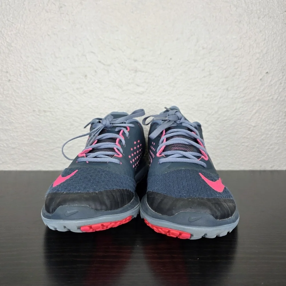 Nike FS Lite Run 2 Gray/Pink Running Shoes 684667-005 Womens Size 8.5 - Picture 3 of 16